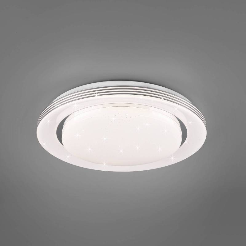 LED-Deckenlampe Atria, Ø 38 cm, weiß, Kunststoff, CCT von Reality Leuchten