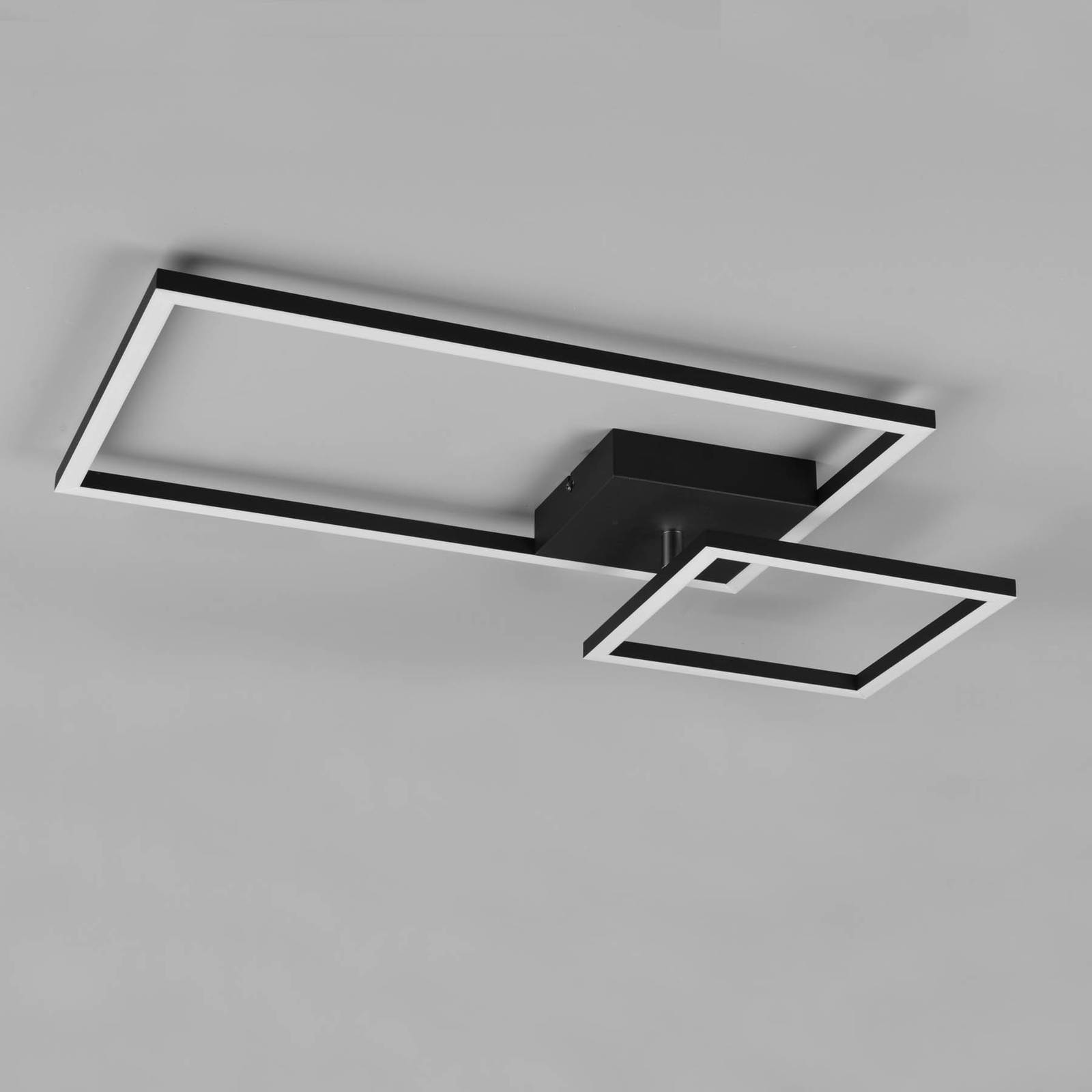 LED-Deckenlampe Padella schwenkbar 4.000K schwarz von Reality Leuchten
