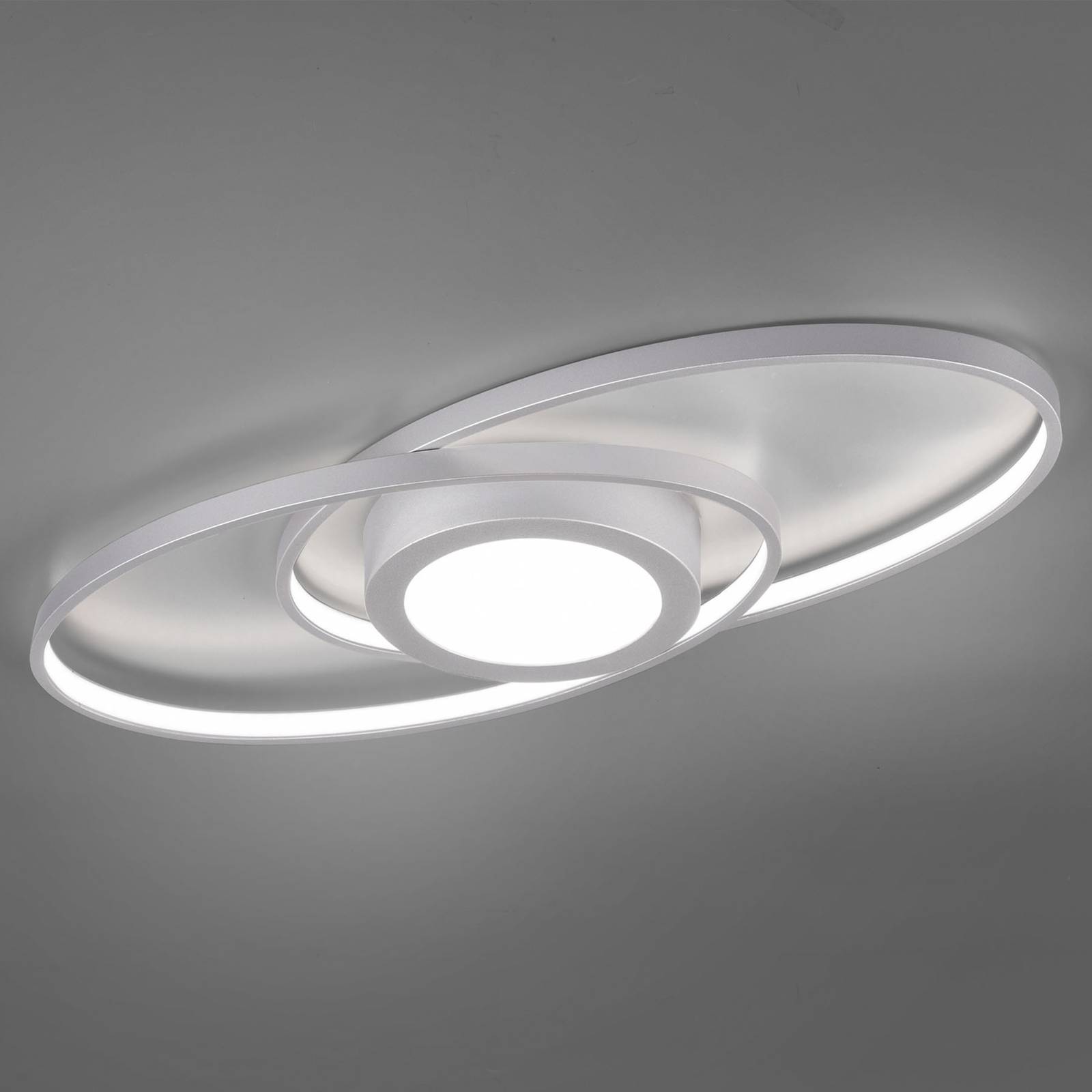 LED-Deckenleuchte Galaxy, dimmbar, titanfarben LED-Deckenleuchte Galaxy, dimmbar, titanfarben von Reality Leuchten