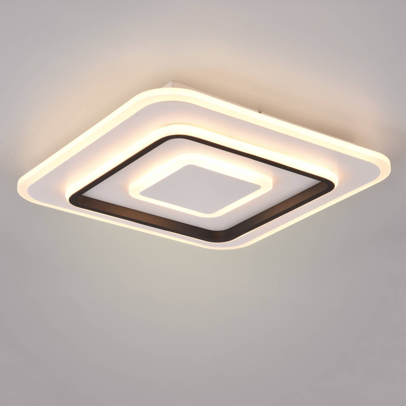 LED-Deckenleuchte Jora eckig, 39,5 x  39,5 cm von Reality Leuchten