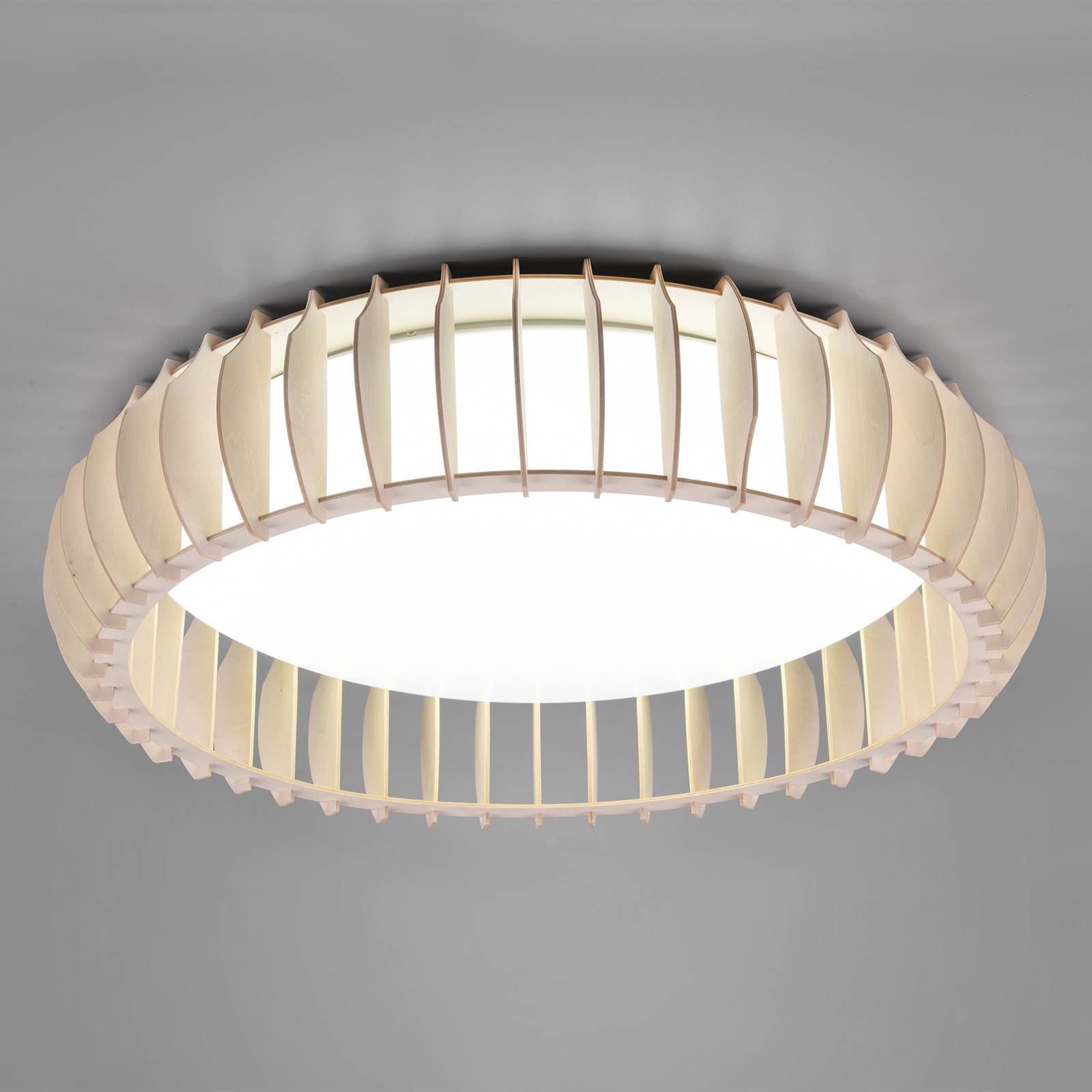 LED-Deckenleuchte Monte, CCT, Ø 60 cm, holz hell LED-Deckenleuchte Monte, CCT, Ø 60 cm, holz hell von Reality Leuchten