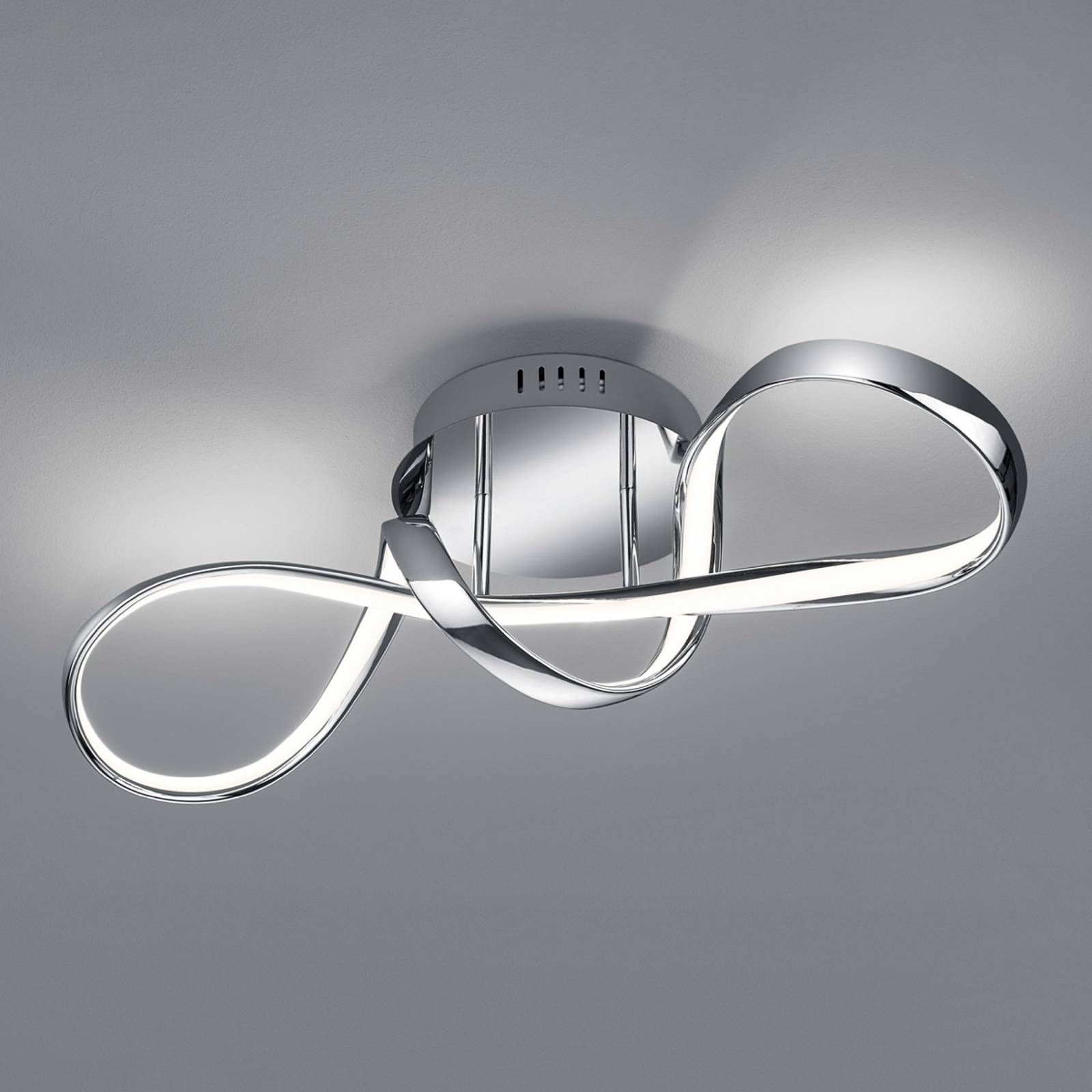 LED-Deckenleuchte Perugia mit Switch-Dimmer, chrom LED-Deckenleuchte Perugia mit Switch-Dimmer, chrom von Reality Leuchten
