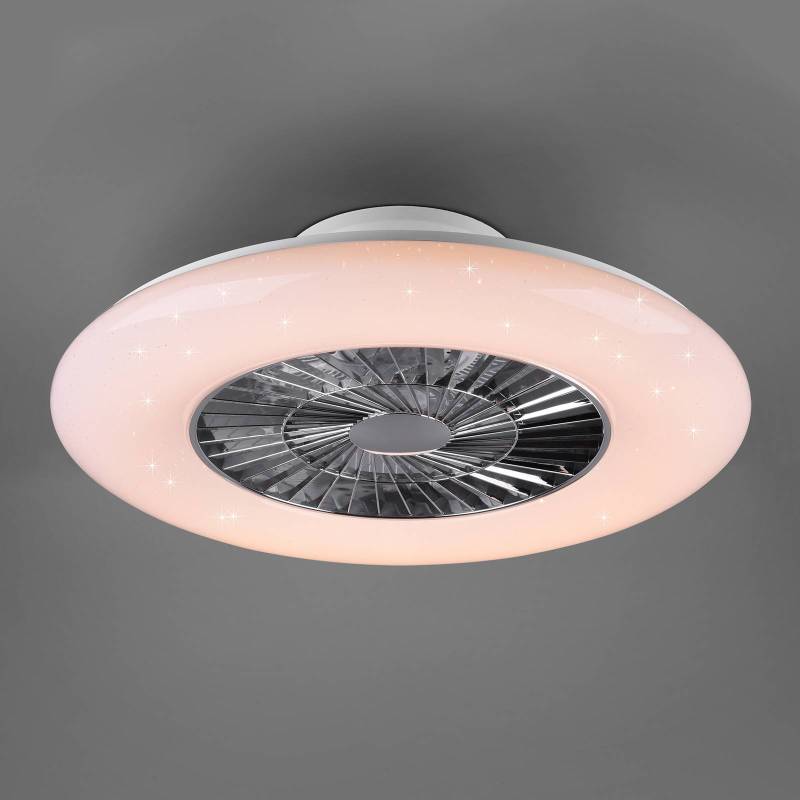 LED-Deckenventilator Visby, Ø 60cm, Tunable White von Reality Leuchten