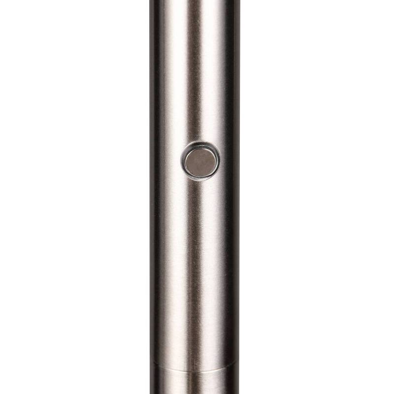 LED-Stehleuchte Mondello, nickel matt, dimmbar, schwenkbar von Reality Leuchten