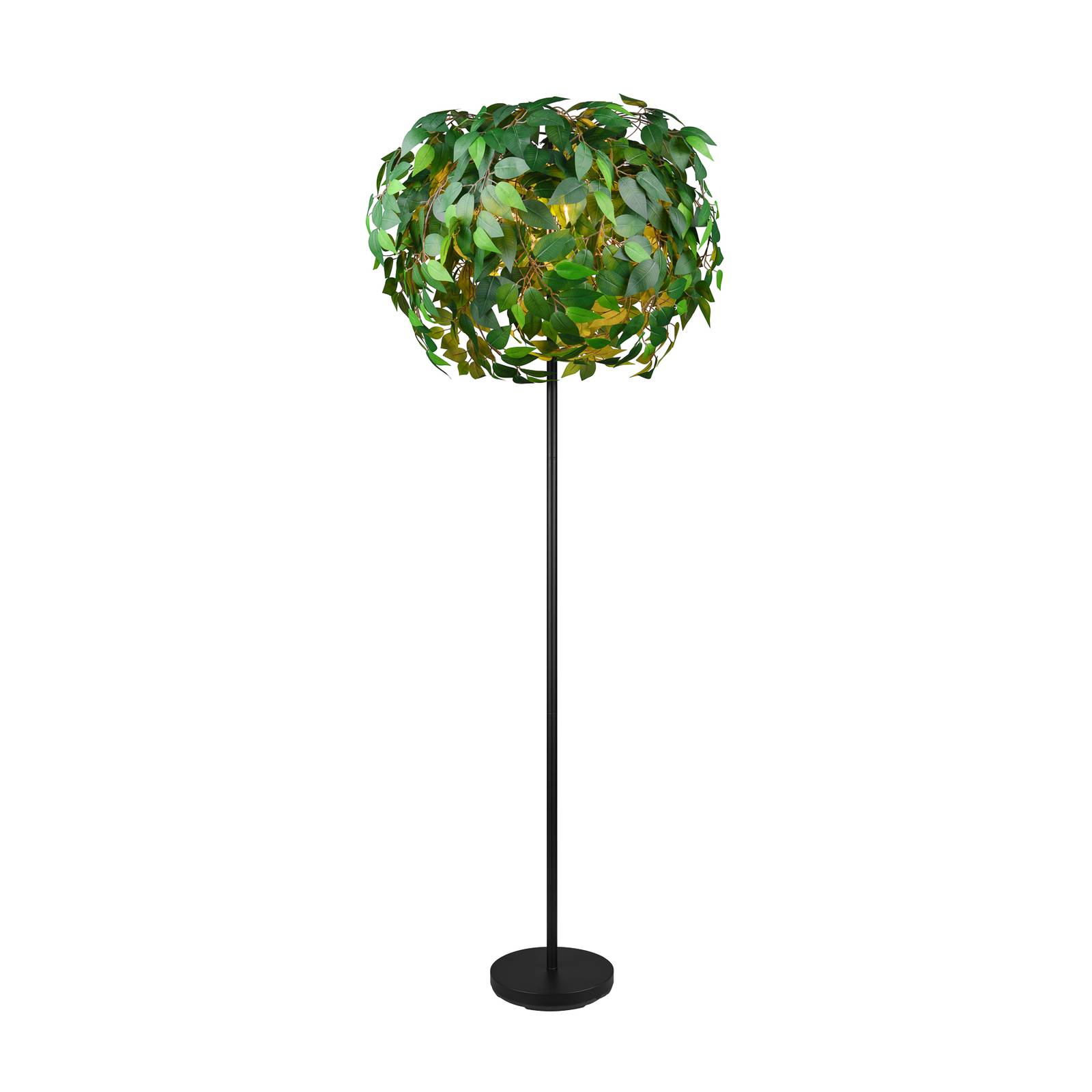 Stehleuchte Leavy, schwarz/grün, Höhe 180 cm, 3-flammig Stehleuchte Leavy, schwarz/grün, Höhe 180 cm, 3-flammig von Reality Leuchten