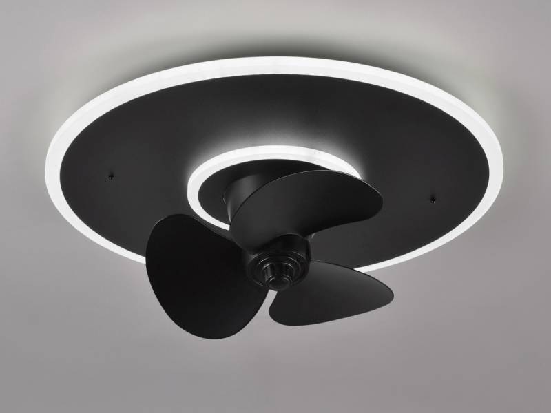 REALITY LED-Deckenleuchte NYBRO, mit Ventilator, 20 W, 30 W-LED, 2700-6500 K von Reality