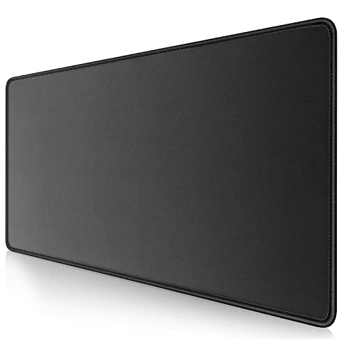 XXL Gaming Mauspad Groß Mousepad 800x300mm, Large Size Mauspad mit Verbessert Geschwindigkeit und Präzision Mausmat, Anti Rutsch, Wasserdicht Mousepad für Gaming Office Home - Schwarz von Realky