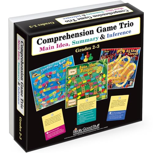 Really Good Stuff Comprehension Spiel-Trio: Hauptidee, Zusammenfassung und Inference – Grade 2-3 von Really Good Stuff