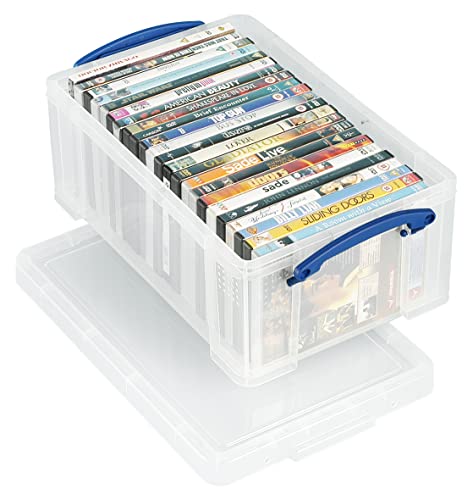 Really Useful Box 9-Liter-Aufbewahrungsbox aus Kunststoff, transparent von Really Useful Box