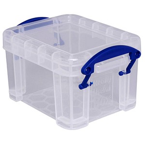 Really Useful Box Aufbewahrungsbox 0,14 l transparent 9,0 x 6,5 x 5,5 cm von Really Useful Box