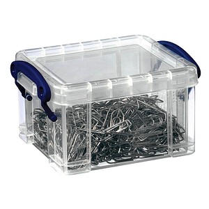 Really Useful Box Aufbewahrungsbox 0,3 l transparent 12,0 x 8,5 x 6,5 cm von Really Useful Box