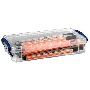 Really Useful Box Aufbewahrungsbox 0,55 l transparent 22,0 x 10,0 x 4,0 cm Really Useful Box Aufbewahrungsbox 0,55 l transparent 22,0 x 10,0 x 4,0 cm von Really Useful Box
