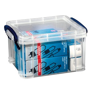 Really Useful Box Aufbewahrungsbox 1,6 l transparent 19,5 x 13,5 x 11,0 cm von Really Useful Box