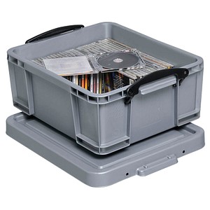 Really Useful Box Aufbewahrungsbox 18,0 l silber 48,0 x 39,0 x 20,0 cm von Really Useful Box
