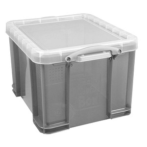 Really Useful Box Aufbewahrungsbox 35,0 l transparent, grau 48,0 x 39,0 x 31,0 cm von Really Useful Box