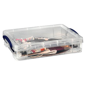 Really Useful Box Aufbewahrungsbox 4,0 l transparent 39,5 x 25,5 x 8,8 cm von Really Useful Box