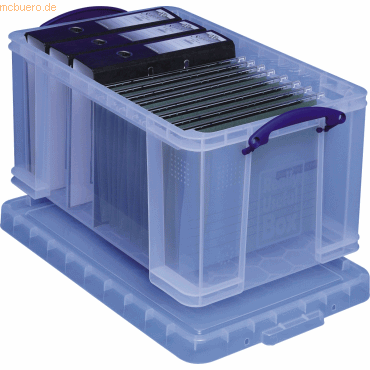 Really Useful Box Aufbewahrungsbox 48l 400x315x600mm PP transparent von Really Useful Box