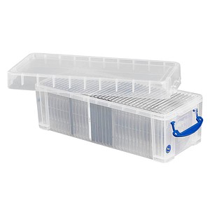 Really Useful Box Aufbewahrungsbox 6,5 l transparent 18,0 x 43,0 x 16,0 cm von Really Useful Box