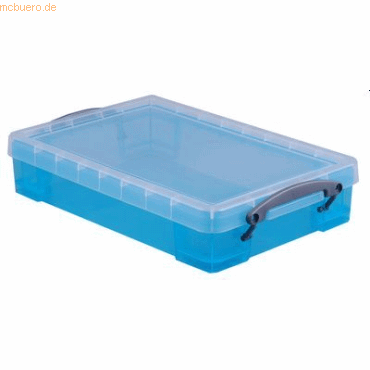 Really Useful Box Aufbewahrungsbox BxTxH 395x255x88mm 4l PP transparen von Really Useful Box