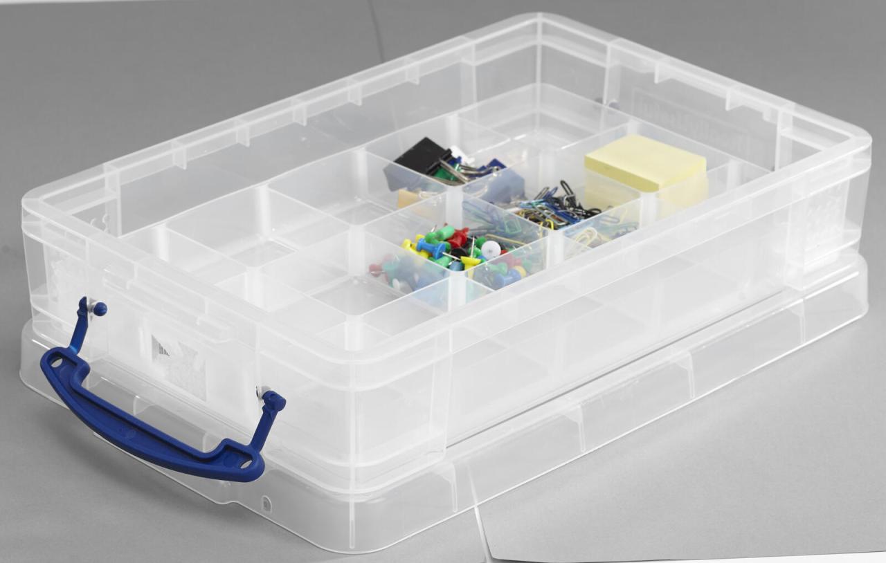 Really Useful Box Aufbewahrungsbox 4,0 l - 39,5 x 25,5 x 8,8 cm transparent Really Useful Box Aufbewahrungsbox 4,0 l - 39,5 x 25,5 x 8,8 cm transparent von Really Useful Box