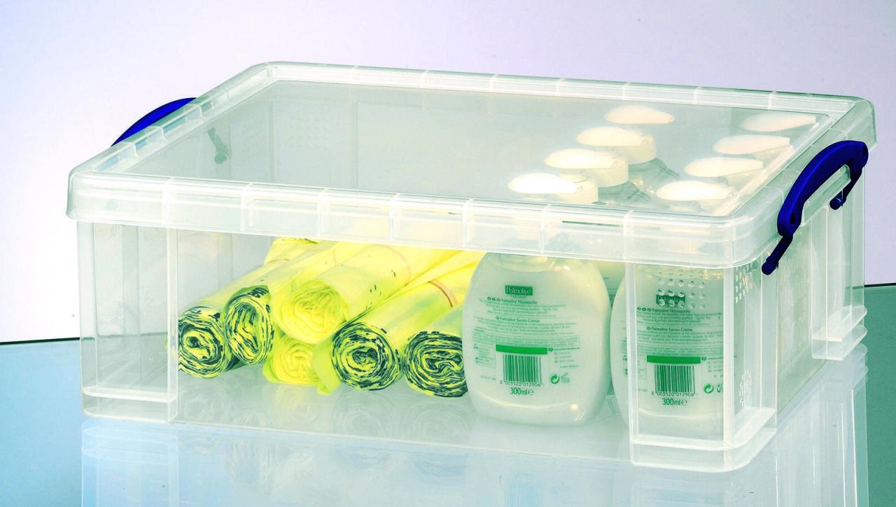 Really Useful Box Aufbewahrungsbox 12,0 l - 46,5 x 27,0 x 15,0 cm transparent Really Useful Box Aufbewahrungsbox 12,0 l - 46,5 x 27,0 x 15,0 cm transparent von Really Useful Box