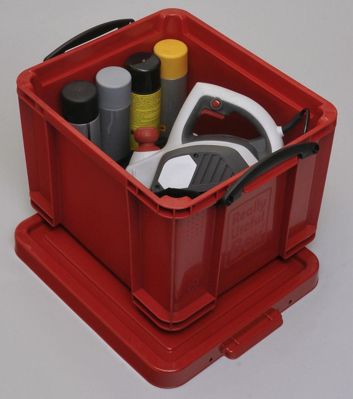 Really Useful Box Aufbewahrungsbox 35,0 l - 48,0 x 39,0 x 31,0 cm rot Really Useful Box Aufbewahrungsbox 35,0 l - 48,0 x 39,0 x 31,0 cm rot von Really Useful Box