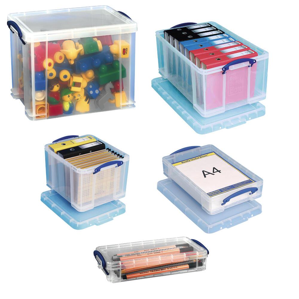 Really Useful Box Aufbewahrungsbox 4,0 l - 39,5 x 25,5 x 8,8 cm transparent Really Useful Box Aufbewahrungsbox 4,0 l - 39,5 x 25,5 x 8,8 cm transparent von Really Useful Box