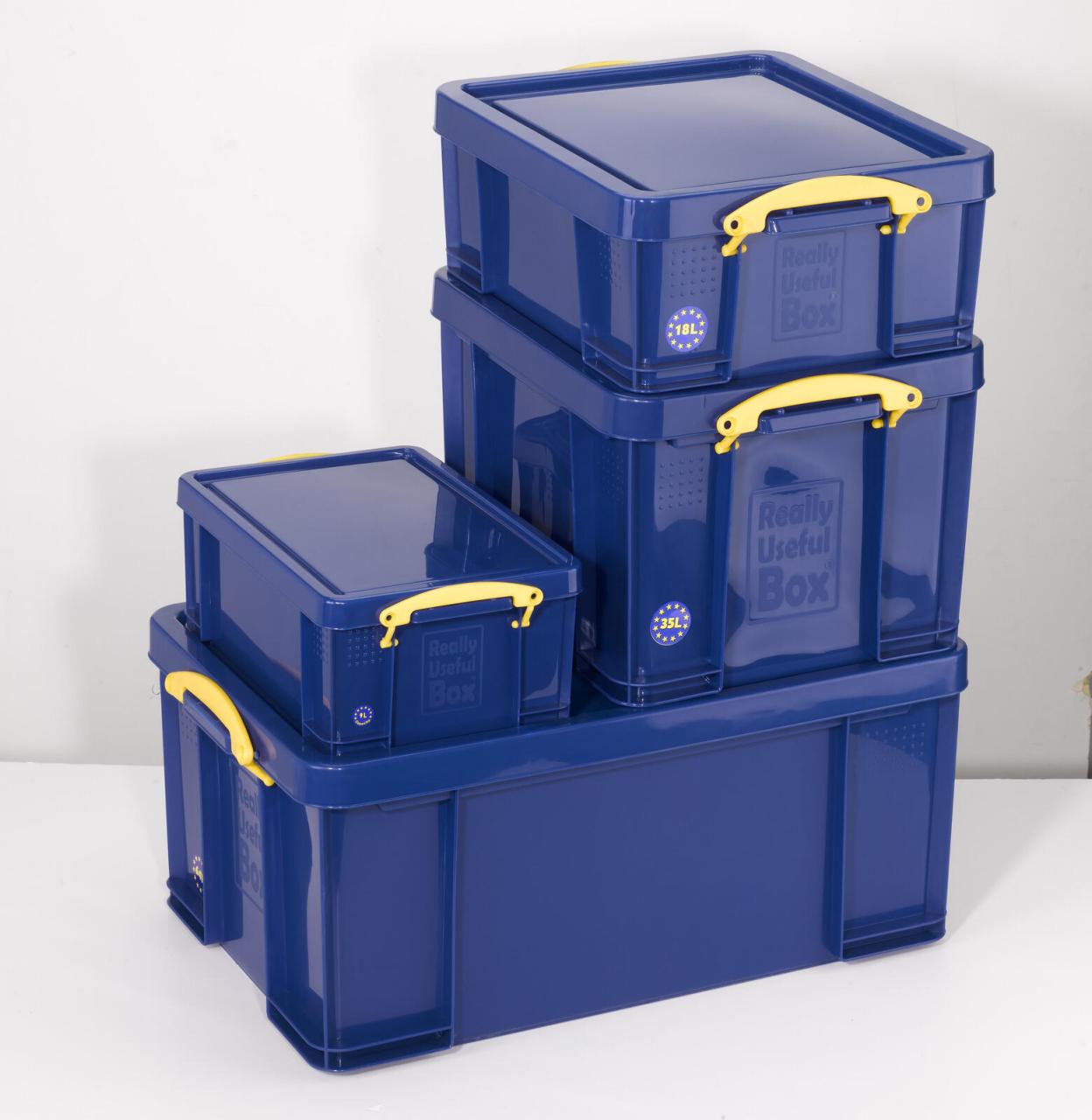 Really Useful Box Aufbewahrungsboxen Useful Box 9,0l blau 9,0 l - 39,5 x 25,5... von Really Useful Box