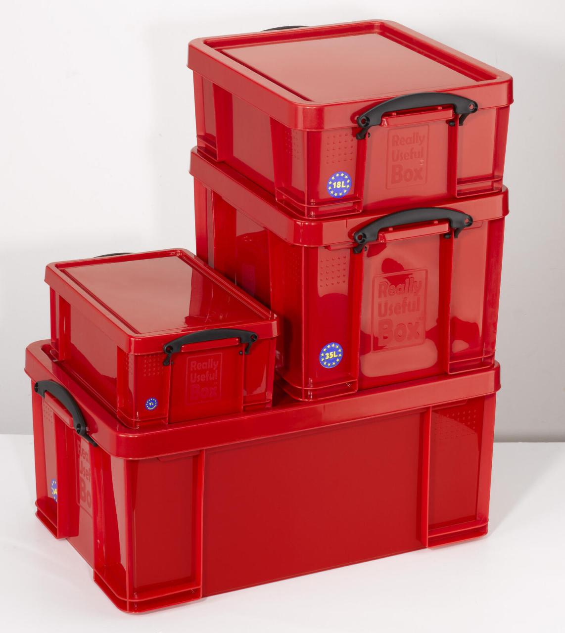 Really Useful Box Aufbewahrungsboxen Useful Box 9,0l rot 9,0 l - 39,5 x 25,5 ... von Really Useful Box