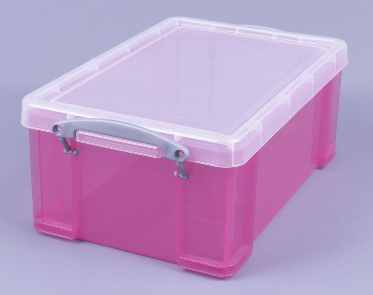 Really Useful Box Aufbewahrungsboxen Useful Box Trans 9,0l pink 9,0 l - 39,5 ... von Really Useful Box
