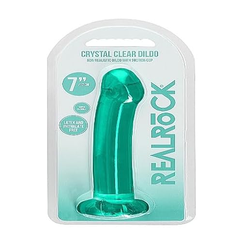 Realrock Non Realistic Dildo with Suction Cup, Green, 17 cm Size von Realrock