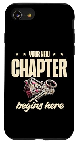 Ihr neues Kapitel beginnt hier, Immobilienmakler Makler Hülle für iPhone SE (2020) / 7 / 8 von Realtor Sell House Agent Sayings For Realtors
