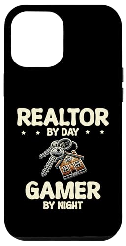 Makler Von Tag Gamer Von Nacht Immobilienmakler Realtor Hülle für iPhone 12 Pro Max von Realtor Sell House Agent Sayings For Realtors