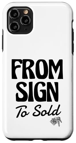 Vom Schild zum verkauften Immobilienmakler Makler Hülle für iPhone 11 Pro Max Vom Schild zum verkauften Immobilienmakler Makler Hülle für iPhone 11 Pro Max von Realtor Sell House Agent Sayings For Realtors
