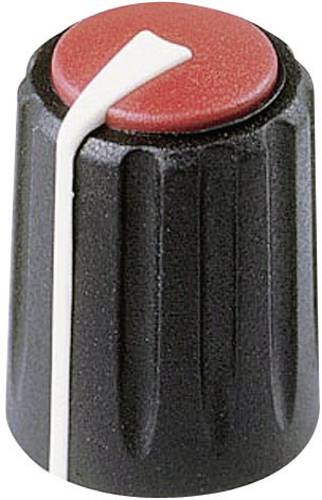 Rean AV F 311 S 092 F 311 S 092 Drehknopf Schwarz, Rot (Ø x H) 11mm x 15.15mm von Rean AV
