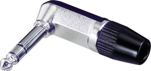 Rean AV NYS208 Klinken-Steckverbinder 6.35mm Stecker, gewinkelt Polzahl (num): 3 Stereo Silber, Schw von Rean AV