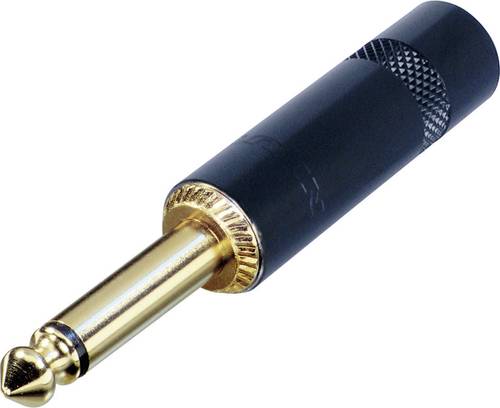 Rean AV NYS224BG Klinken-Steckverbinder 6.35mm Stecker, gerade Polzahl (num): 2 Mono Schwarz, Gold von Rean AV