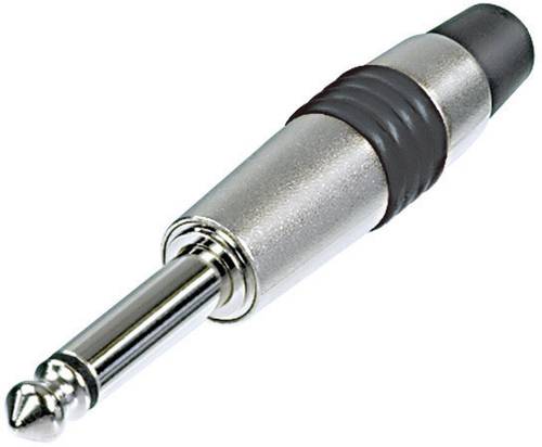 Rean AV NYS224C-0 Klinken-Steckverbinder 6.35mm Stecker, gerade Polzahl (num): 2 Mono Silber, Schwar von Rean AV