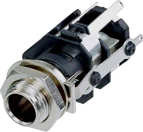 Rean AV RJ5VM-S-CON Klinken-Steckverbinder 6.35mm Buchse, Einbau vertikal Polzahl (num): 5 Stereo Sc von Rean AV