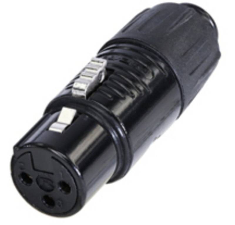 Rean Rean AV RA3FT-B XLR-Adapter Mini-XLR-Stecker - Mini-XLR-Buchse Polzah Audio- & Video-Adapter von Rean