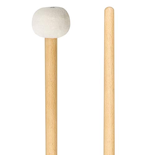 Reapyyt 2 StüCke Doppel Kopf Trommel Becken Gong Mallet Soft Hammer Sticks SchläGel Rods Filz Hammer 385Mm von Reapyyt