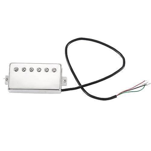 Reapyyt Alnico 5 Gitarren-Humbucker-Tonabnehmer-Set, Verchromte Steg- und Hals-Tonabnehmer, Kompatibel mit Ersatzteilen für LP-Gitarren, Zubehörteile Reapyyt Alnico 5 Gitarren-Humbucker-Tonabnehmer-Set, Verchromte Steg- und Hals-Tonabnehmer, Kompatibel mit Ersatzteilen für LP-Gitarren, Zubehörteile von Reapyyt