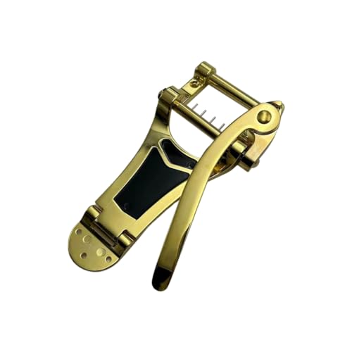 Reapyyt Gold LP Vibrato Tailpiece String Tremolo Bridge für E-Gitarre mit Vibratoarm von Reapyyt