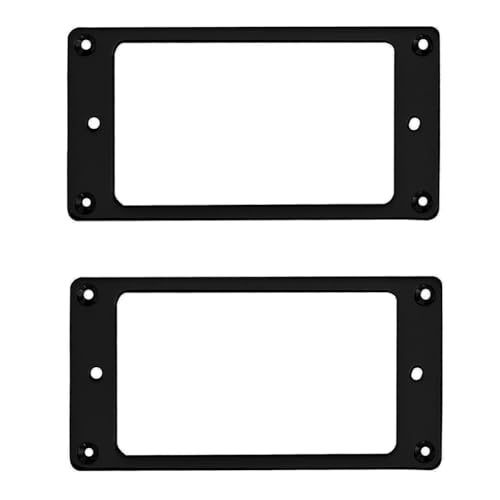 Reapyyt Metall-Humbucker-Tonabnehmer-Ring-Abdeckrahmen-, Kompatibel mit LP-Gitarren-E-Gitarren (Silber), Einfache Installation, Einfach zu Bedienen von Reapyyt