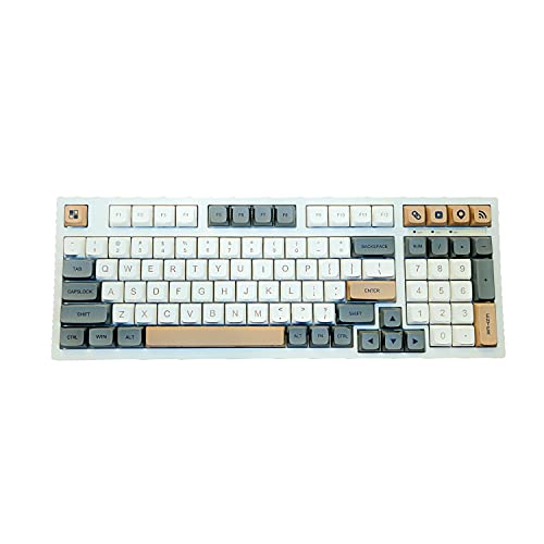 Reasung PBT Keycaps 120 Keys Minimalist Theme for PC Gamers Computer Windows and Mac Switch MX Cherry Profile Mechanical Keyboard (Only Keycaps) von Reasung