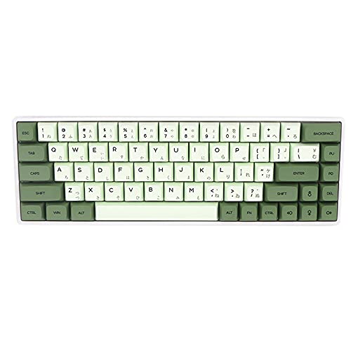 Reasung PBT Keycaps 124 Keys Matcha Theme for PC Gamers Computer Windows and Mac Switch MX Cherry Profile Mechanical Keyboard (Only Keycaps) von Reasung