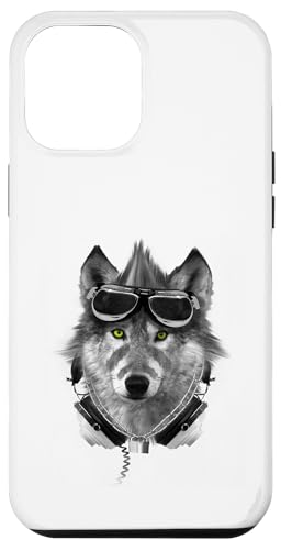 Wolf Mohawk Kopfhörer Music Rebel Animal Artwork Hülle für iPhone 12 Pro Max von Rebel Wolf Wear