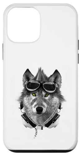 Wolf Mohawk Kopfhörer Music Rebel Animal Artwork Hülle für iPhone 12 mini von Rebel Wolf Wear