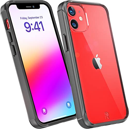 Phone Rebel - iPhone 12 Mini Hülle, Crystal Series Gen-2 – transparent, schützend, stoßfest, vergilbungsfrei, kratzfest, inklusive Displayschutzfolie, 5,4 Zoll (13,7 cm) 2020 von Rebel