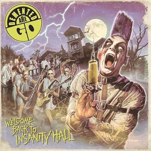 WELCOME BACK TO INSANITY HALL (HIGHLIGHTER YELLOW/BLACK SMOKE VINYL) [Vinyl LP] von REBELLION RECORDS